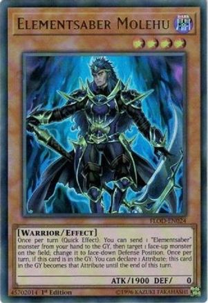 Elementsaber Molehu (FLOD-EN024) - Flames of Destruction 1st Edition