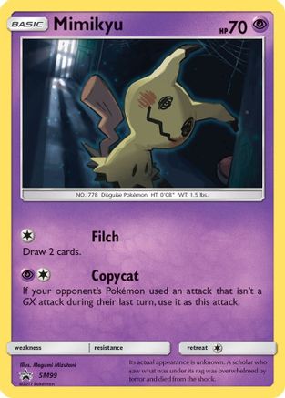 Mimikyu SM99/248 - SM Black Star Promos Holofoil