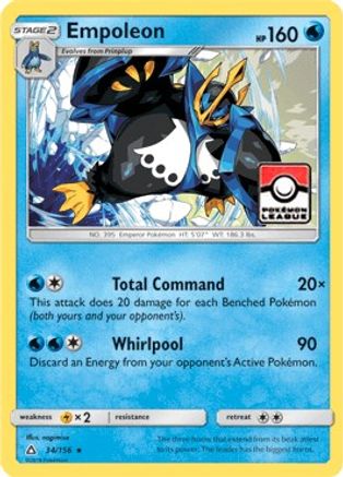 Empoleon - 34/156 (Pokemon League) 34 - League & Championship Cards Reverse Holofoil