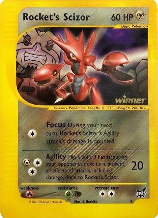 Rocket's Scizor - 4 [Winner] 4 - Best of Promos