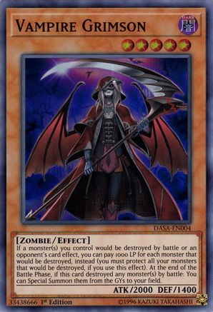 Vampire Grimson (DASA-EN004) - Dark Saviors 1st Edition