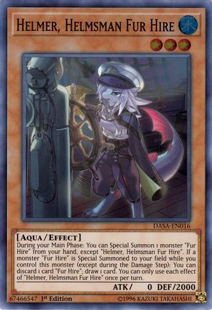 Helmer, Helmsman Fur Hire (DASA-EN016) - Dark Saviors Unlimited