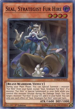 Seal, Strategist Fur Hire (DASA-EN018) - Dark Saviors Unlimited