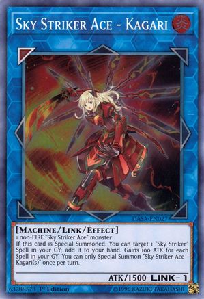 Sky Striker Ace - Kagari (DASA-EN027) - Dark Saviors 1st Edition