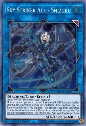 Sky Striker Ace - Shizuku (DASA-EN028) - Dark Saviors 1st Edition