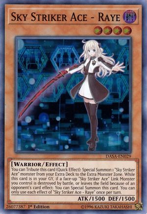 Sky Striker Ace - Raye (DASA-EN029) - Dark Saviors 1st Edition