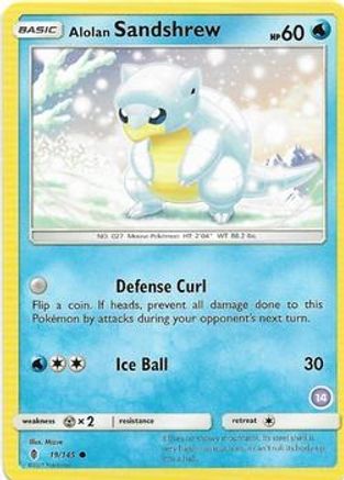 Alolan Sandshrew (14) - 19/145 - SM Trainer Kit Alolan Sandslash & Alolan Ninetales