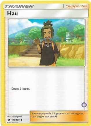 Hau (19) (Alolan Sandslash Half-Deck) 120 - SM Trainer Kit Alolan Sandslash & Alolan Ninetales