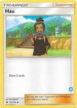 Hau (23) (Alolan Ninetales Half-Deck) 120 - SM Trainer Kit Alolan Sandslash & Alolan Ninetales