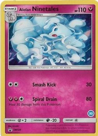 Alolan Ninetales (30) - SM128 - SM Trainer Kit Alolan Sandslash & Alolan Ninetales Holofoil