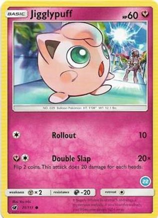 Jigglypuff (22) 21 - SM Trainer Kit Alolan Sandslash & Alolan Ninetales