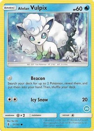 Alolan Vulpix (29) - 21/145 - SM Trainer Kit Alolan Sandslash & Alolan Ninetales