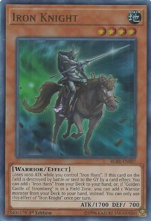 Iron Knight (BLRR-EN007) - Battles of Legend: Relentless Revenge 1st Edition