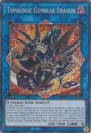 Topologic Gumblar Dragon (BLRR-EN043) - Battles of Legend: Relentless Revenge 1st Edition