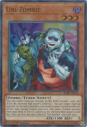 Uni-Zombie (BLRR-EN074) - Battles of Legend: Relentless Revenge 1st Edition