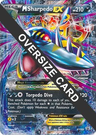 M Sharpedo EX - XY200 XY200 - Jumbo Cards Holofoil