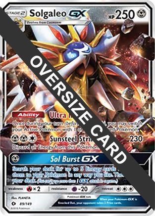 Solgaleo GX - 89/149 89 - Jumbo Cards Holofoil