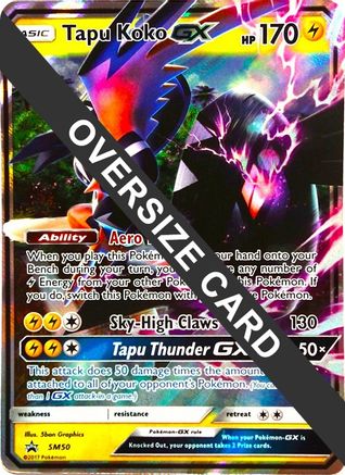 Tapu Koko GX - SM50 SM50 - Jumbo Cards Holofoil