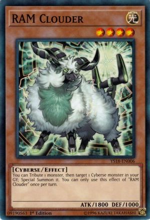 RAM Clouder (YS18-EN006) - Starter Deck: Codebreaker 1st Edition