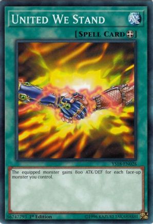 United We Stand (YS18-EN028) - Starter Deck: Codebreaker 1st Edition