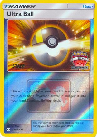 Ultra Ball - 135/149 (North America Championships) [Staff] 135 - League & Championship Cards Reverse Holofoil