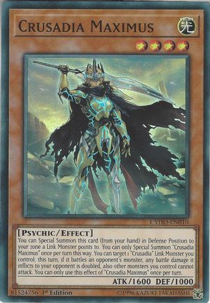 Crusadia Maximus (CYHO-EN010) - Cybernetic Horizon 1st Edition