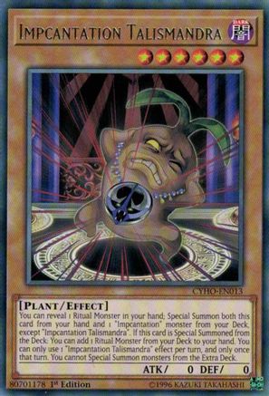 Impcantation Talismandra (CYHO-EN013) - Cybernetic Horizon 1st Edition