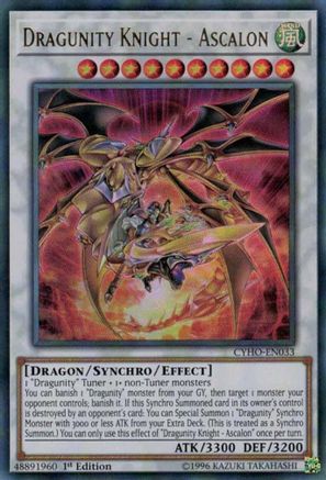 Dragunity Knight - Ascalon (CYHO-EN033) - Cybernetic Horizon 1st Edition