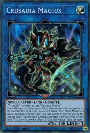 Crusadia Magius (CYHO-EN042) - Cybernetic Horizon 1st Edition