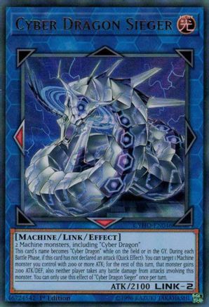 Cyber Dragon Sieger (CYHO-EN046) - Cybernetic Horizon 1st Edition