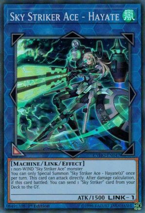 Sky Striker Ace - Hayate (CYHO-EN047) - Cybernetic Horizon 1st Edition