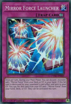 Mirror Force Launcher (CYHO-EN069) - Cybernetic Horizon Unlimited