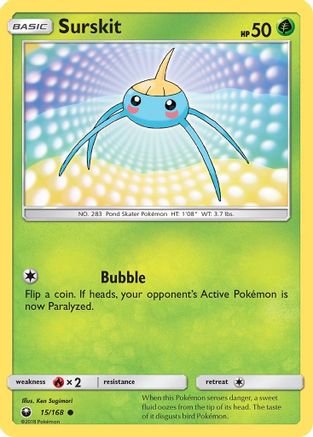 Surskit 15/168 - SM  Celestial Storm