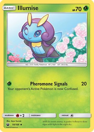 Illumise 18/168 - SM  Celestial Storm Reverse Holofoil