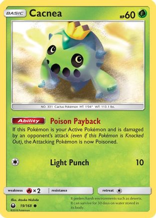Cacnea 19/168 - SM  Celestial Storm