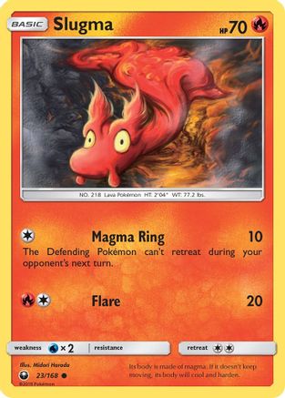 Slugma 23/168 - SM  Celestial Storm