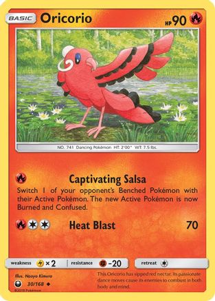 Oricorio (30) 30/168 - SM  Celestial Storm Reverse Holofoil