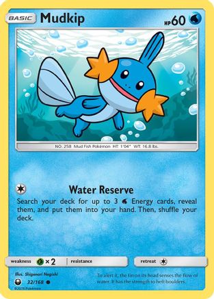 Mudkip (32) 32/168 - SM  Celestial Storm