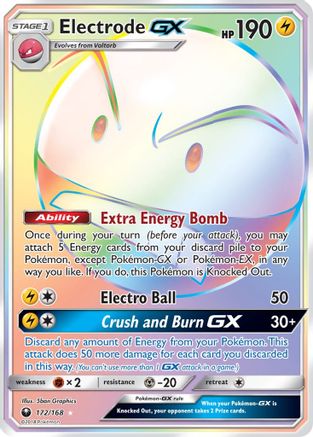 Electrode-GX 172/168 - Celestial Storm Holofoil