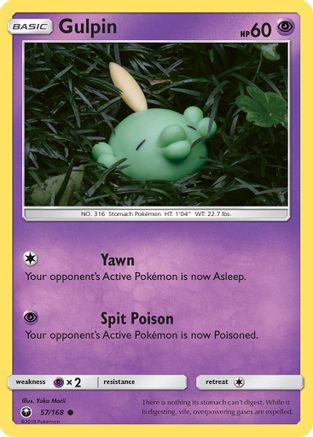 Gulpin 57/168 - SM  Celestial Storm Reverse Holofoil