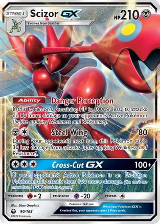 Scizor-GX 90/168 - Celestial Storm Holofoil