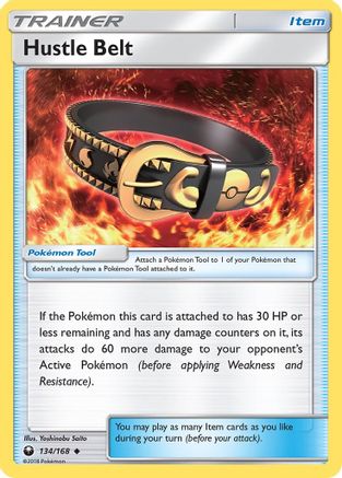 Hustle Belt 134/168 - Celestial Storm Reverse Holofoil