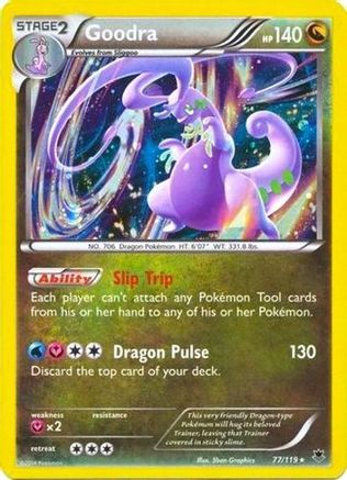 Goodra - 77/119 (Cosmos Holo) 77 - Blister Exclusives Holofoil