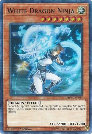 White Dragon Ninja (SHVA-EN024) - Shadows in Valhalla 1st Edition