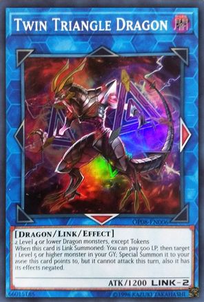 Twin Triangle Dragon (OP08-EN006) - OTS Tournament Pack 8 Unlimited