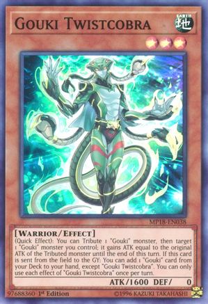 Gouki Twistcobra (MP18-EN038) - 2018 Mega-Tins Mega Pack 1st Edition