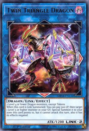 Twin Triangle Dragon (MP18-EN134) - 2018 Mega-Tins Mega Pack 1st Edition