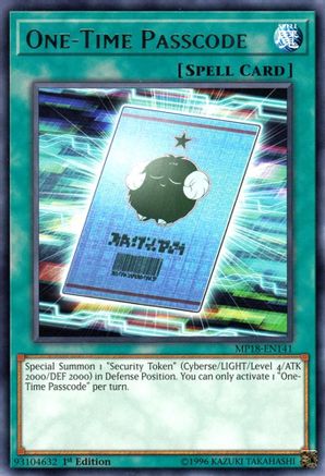 One-Time Passcode (MP18-EN141) - 2018 Mega-Tins Mega Pack 1st Edition