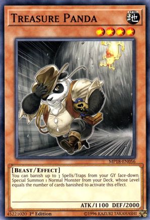 Treasure Panda (MP18-EN056) - 2018 Mega-Tins Mega Pack 1st Edition