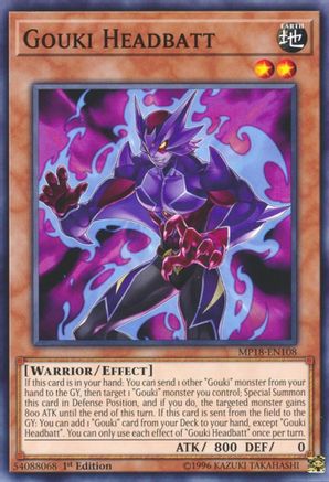 Gouki Headbatt (MP18-EN108) - 2018 Mega-Tins Mega Pack 1st Edition